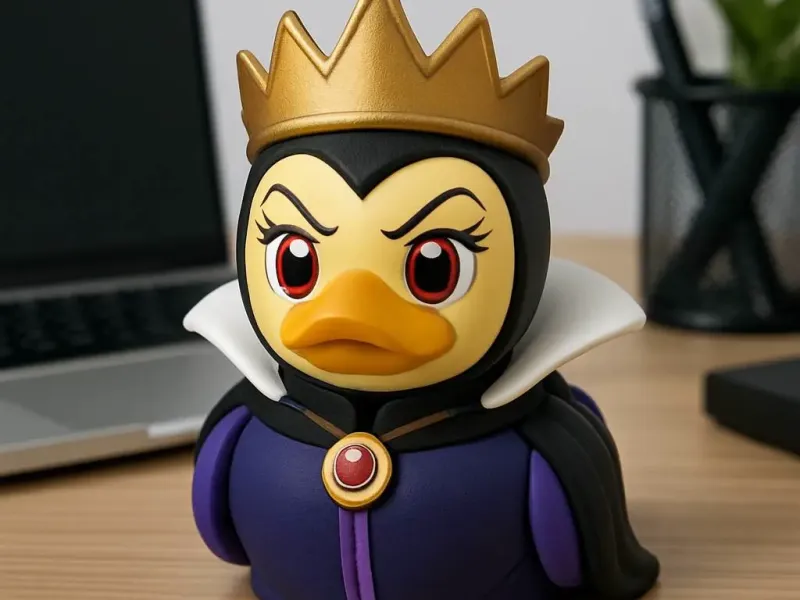 Rubber Duck - Evil Queen model - 3D print