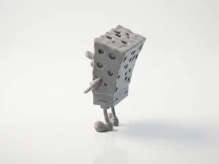 SpongeBob SquarePants Figurine Cartoon 3D Printable