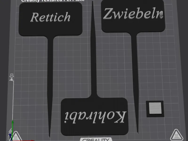 Plat Label / Pflanzstecker