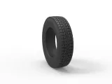 Semi truck tire 6 Scale 1:25-7