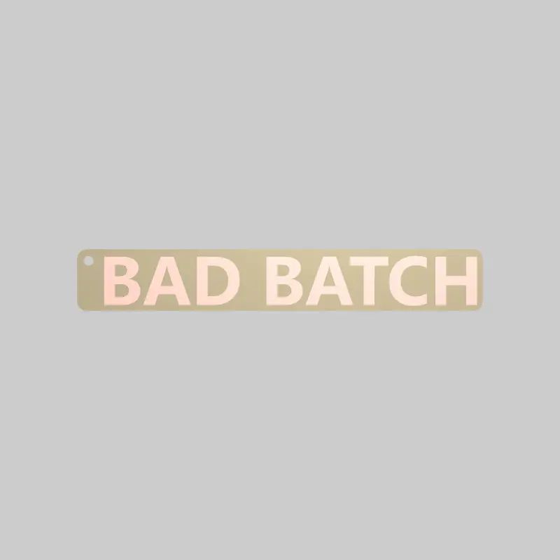 BAD BATCH_ star wars keychain