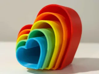 Heart Stacker Cups