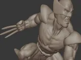 Clawed Mutant Warrior Statue – Dynamic Superhero 3D Print-3