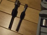Power Drill Socket Adapter Set Hex to 1/4 & 3/8 Square Drive-1