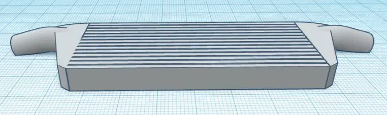 RC Drift Car Intercooler V1 1:10
