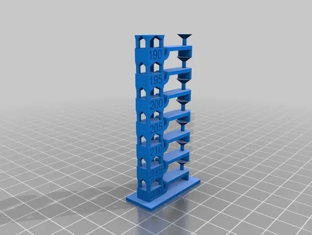 PLA Temperature Tower test