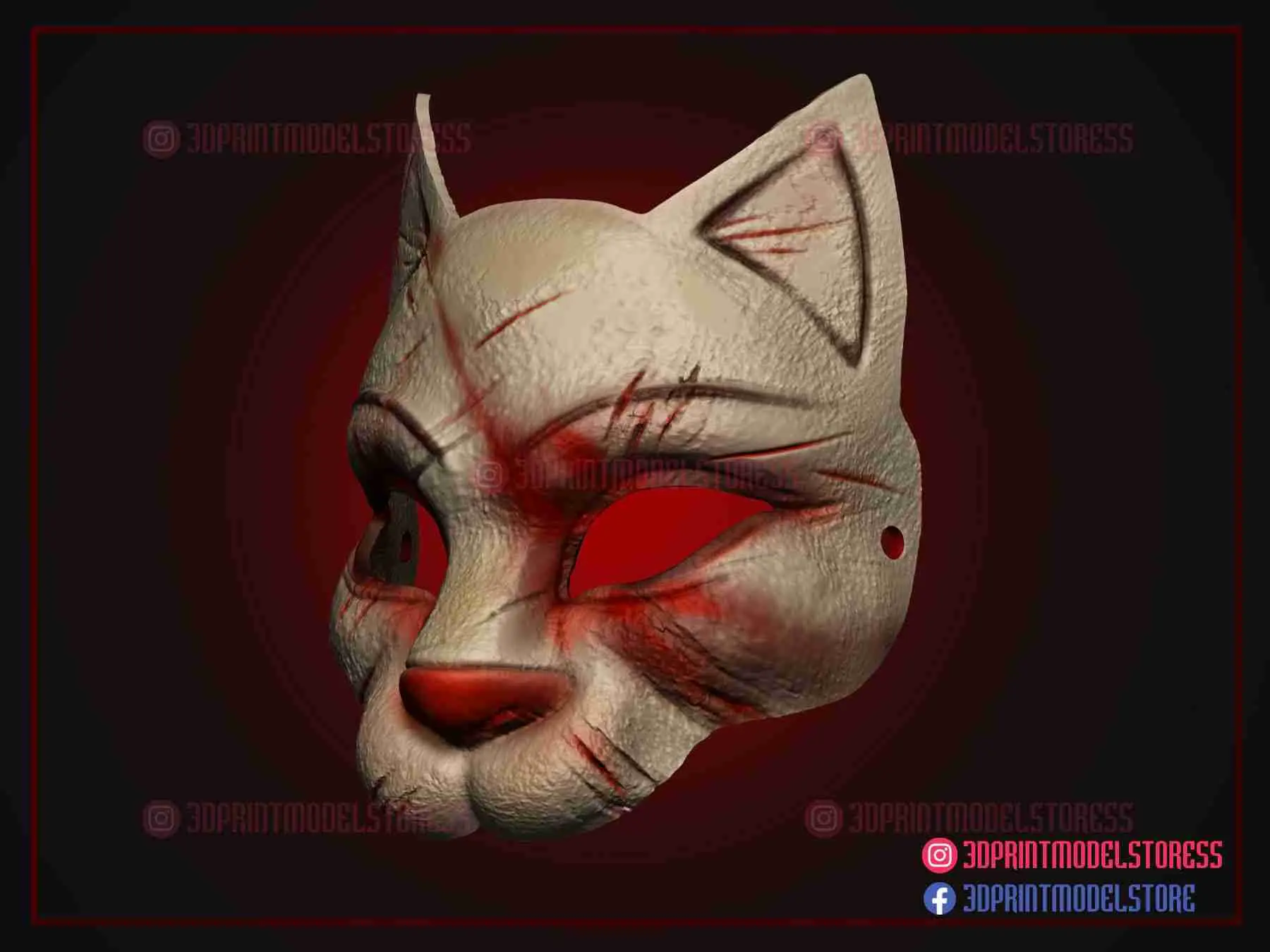 Dead by Daylight - Huntress Cat Mask - Halloween Cosplay