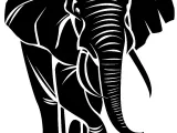 Elefant. Wall panel-6