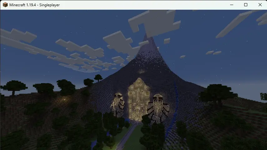 Minecraft Lonely Mountain