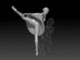 Nutcracker Dance Poses girl 1-2