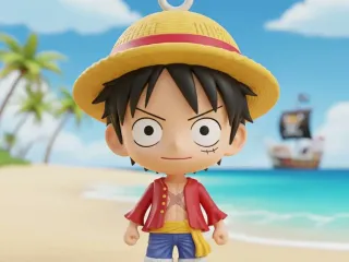Luffy Keychain