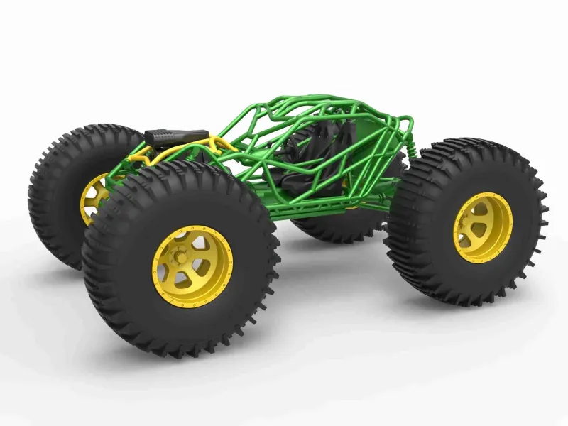 Rock bouncer on low-pressure wheels Scale 1:25