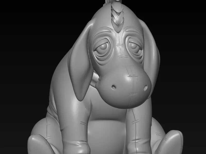 CARTOON CHARACTER EEYORE MODEL