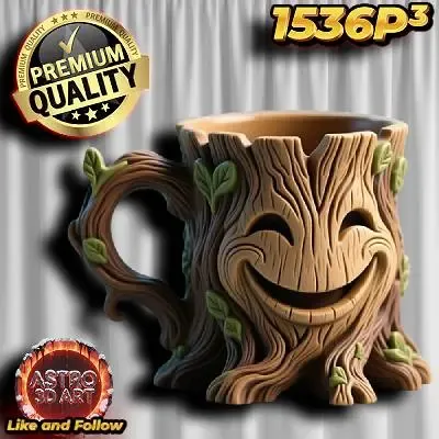 Tree Wood Mug ❤️