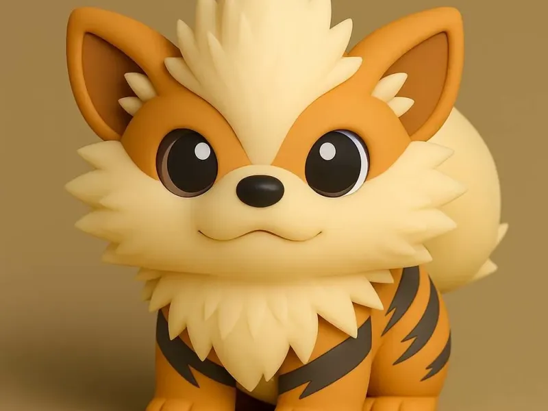 Arcanine Pokemon Chibi
