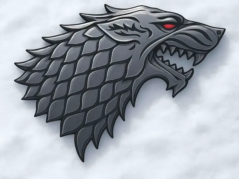 Game of thrones, House stark sigil