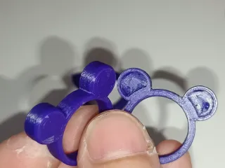 Mouse Ears Ring 3D Printing Model – Adorable Jewelry Design
