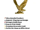 Majestic Eagle Statue – Ultra Detailed Wing Spread STL-3