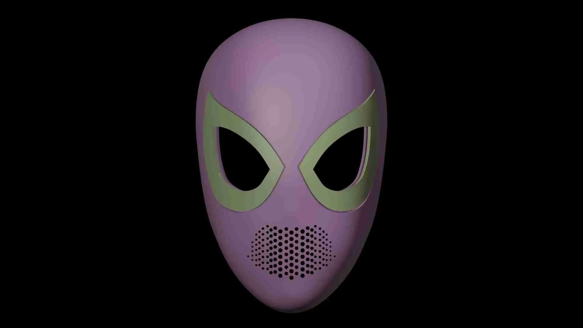 peter b parker faceshell 3d model