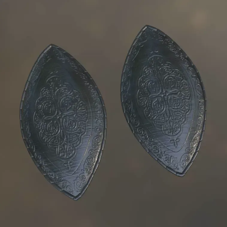 Kneepads for Yennefer of Vengerberg STL for cosplay