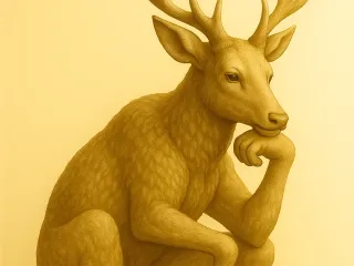 Veado pensador