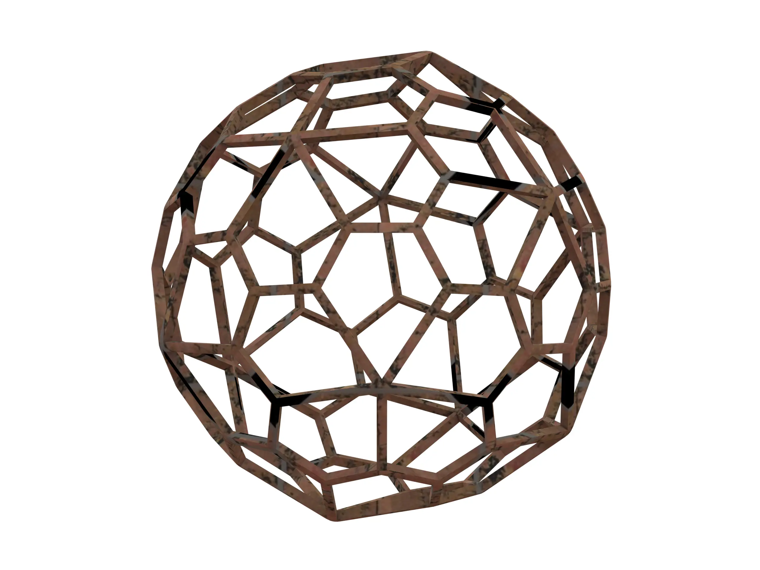 Forma alámbrica Hexecontaedro pentagonal