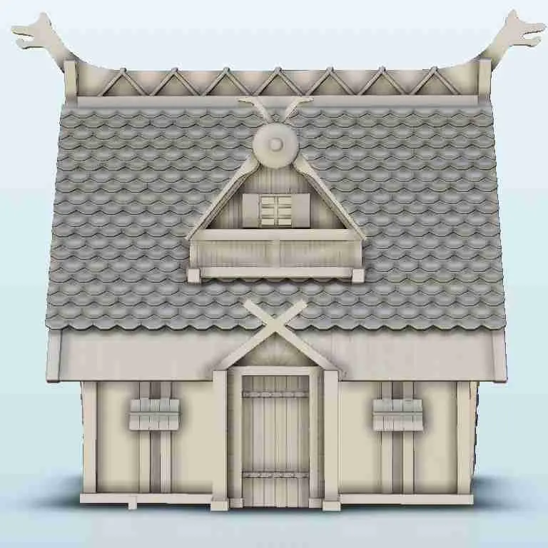Casa vichinga 4 - scenario miniature medievali warhammer