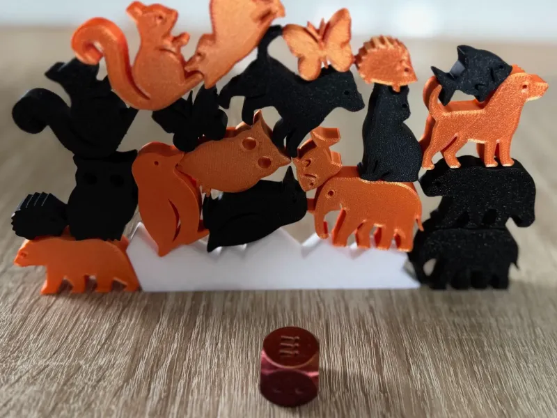Jeu d'adresse Empiler des animaux
