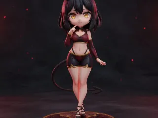 Vexa Nightthorn – Chibi Demon Temptress