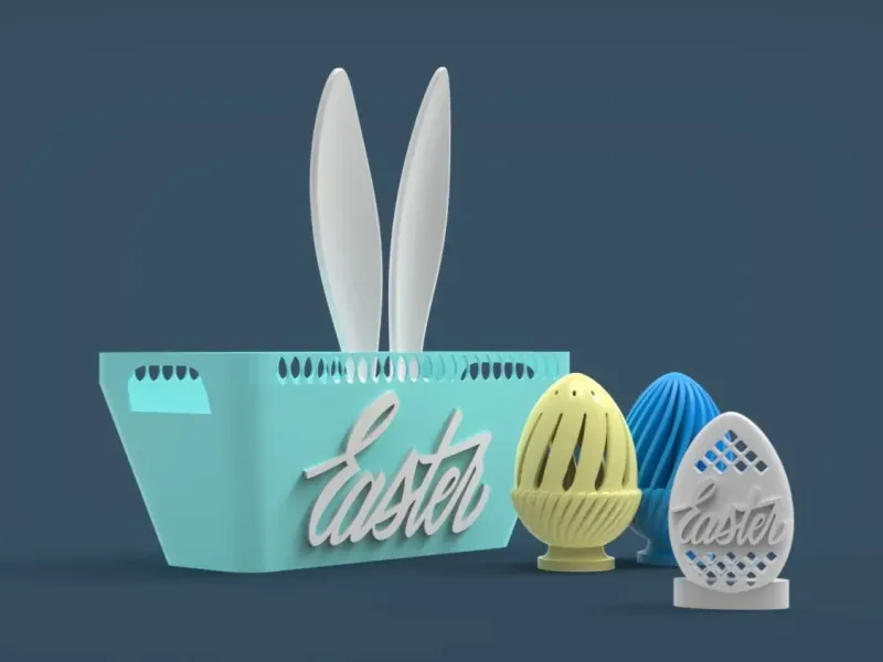 Easter home decor set