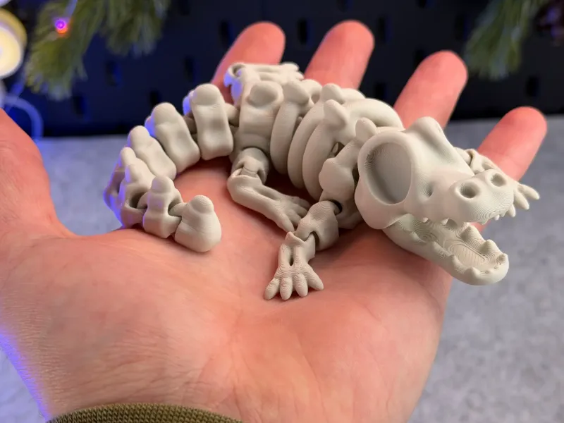 Artikuliertes Skelett-Krokodil