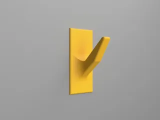 Wall hook (stickable)