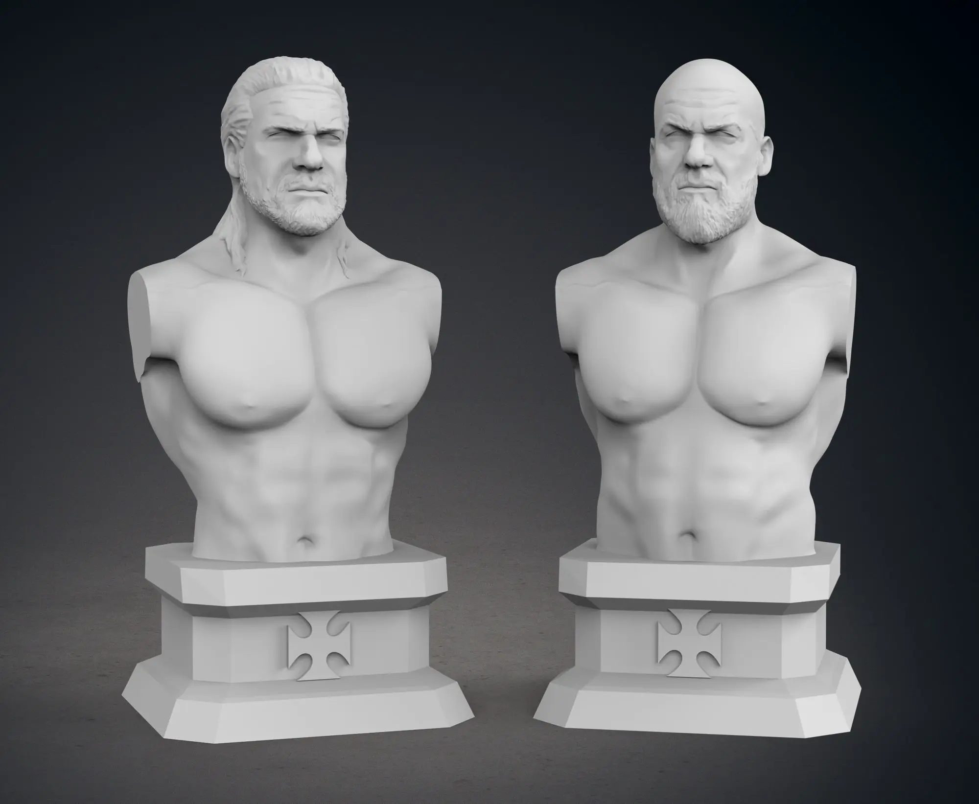 TRIPLE H BUST - CLASSIC AND CURRENT VERSIONS