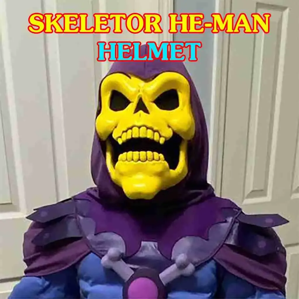 Skeletor Mask 1980 He-Man Cosplay Halloween Mask