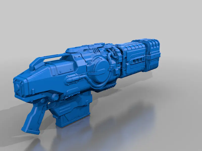 plasma rifle and bfg weapons from de20
