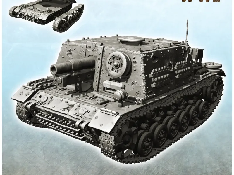 StuG 33B sIG 33 - WW2 German Flames of War Bolt Action