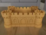 Castle Planter container STL for 3D print-1