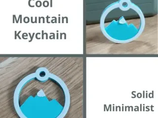 Mountain Keychain