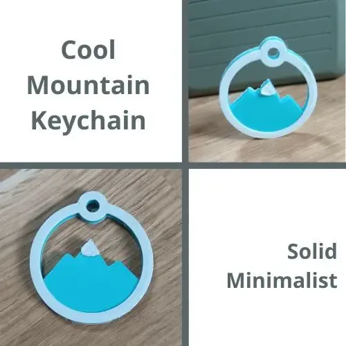 Mountain Keychain