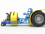 Pulling tractor with radial engine Scale 1:25-4