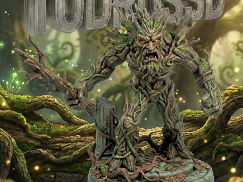 Treant Enfurecido: La Ira del Bosque