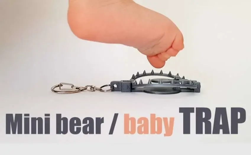 Mini bear/baby trap