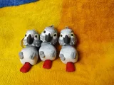 African Grey Keychain-2