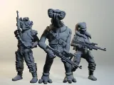 Alien Rebel Troopers (28mm/Heroic scale)-1