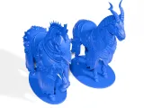 Horses with fantasy armor-8