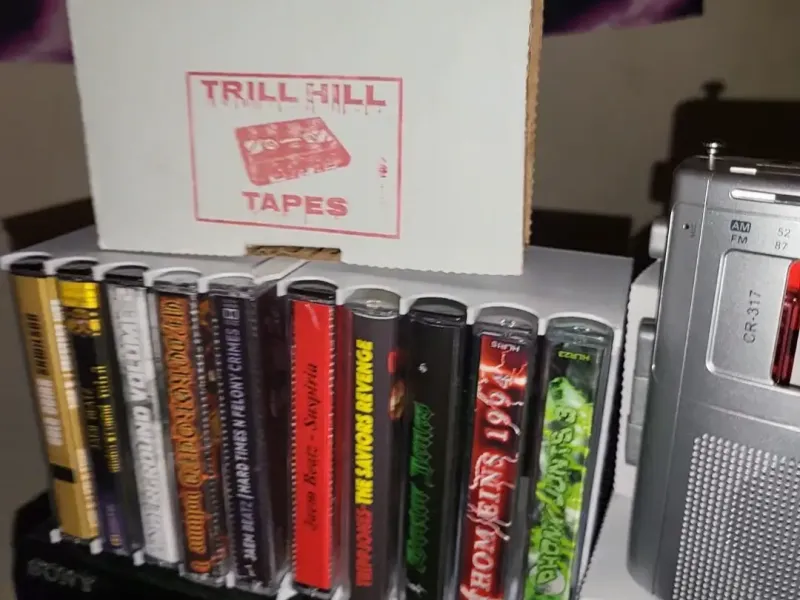 Expandable Cassette Tape Display/Storage
