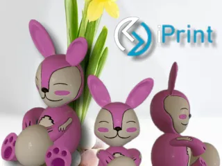 JAPANESE EASTER BUNNY DOLL DESIGN | NO SUPPORTS REQUIRED