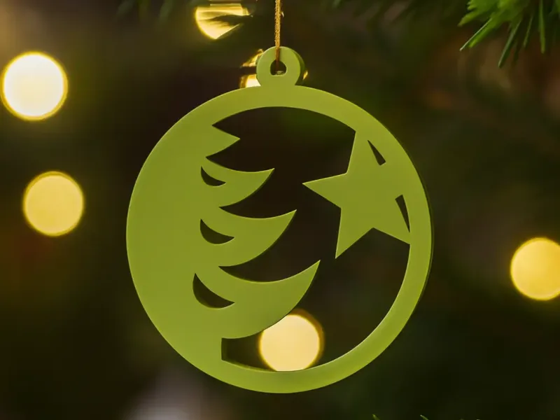 ORNEMENT DE NOËL ORNÉ