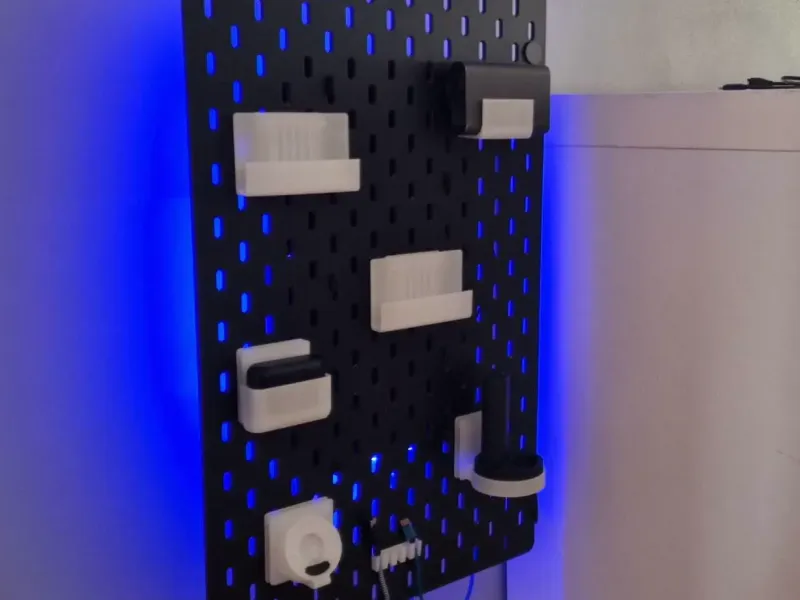 Ikea Skadis 'Charger wall'
