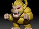 Ōzaru dorado version chibi-3